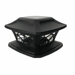 Unbranded Lumière Solaire Extérieur Solar Post Cap Lumières 2 Modes Imperméable à L’eau Lampe Led Pour Jardin Patio Clôture 4x4 5x5 6x6 Pouces En Bois Post 2 Pack -Glass Vases Boutique de vente 412849779 max
