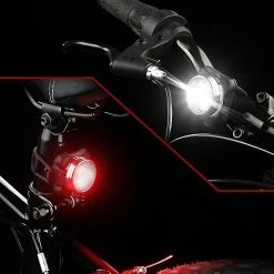 Unbranded Bicycle Cob 3 Led Usb Nuit Lampe Frontale & Feu Arrière Arrière -Glass Vases Boutique de vente 413211594 max