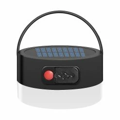 Unbranded Lampes De Camping, Lampe De Camping Solaire Rechargeable Lampe De Poche Multifonctionnelle Portable Led Tanche Lanterne De Tente Ronde Pour La Randonn