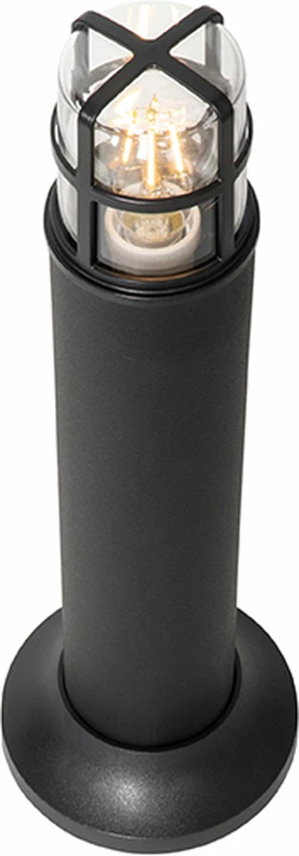 QAZQA Kiki - Lampe D'extérieur Sur Pied Moderne | Lampadaire D'extérieur - 1 Lumière - H 500 Mm - Zwart - Éclairage Extérieur 7 QAZQA Kiki - Lampe D'extérieur Sur Pied Moderne | Lampadaire D'extérieur - 1 Lumière - H 500 Mm - Zwart - Éclairage Extérieur – Image 7