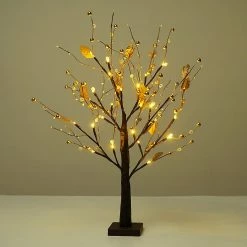 High-great Tech Tree Branches Lights 24 Leds Tabletop Tree Light Bureau Intérieur Lumière D’arbre étoilé Bonsaï Fairy Lights Lampe De Chevet Pour La Fête De Noël Décoration De Mariage -Glass Vases Boutique de vente 420515833 max