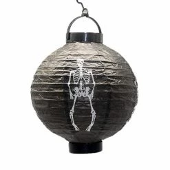 Initially Décoration D’Halloween Led Papier Citrouille Suspension Lanterne Lampe Lumière Décorations D’Halloween Pour Fournitures D’Horreur
