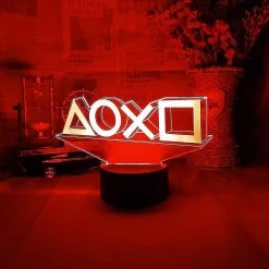 WOSAWE 3d Illusion Night Led Lampe Pour La Décoration De Bureau Éclairage De Bureau Pour Playstation