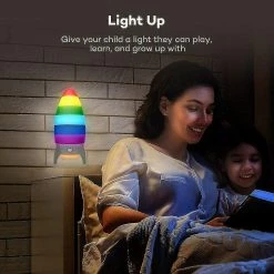 WOSAWE Rocket Light Toys Lampe De Chevet Avec Capteur De Mouvement Rgb à Changement De Couleur -Glass Vases Boutique de vente 427349498 max