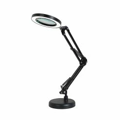 WOSAWE Loupe Avec 64 Leds Lampe De Bureau 8 Fois Grossissement 10 Niveaux De Luminosité Réglable Dimmable 3 Changements De Température De Couleur Usb Power Operat -Glass Vases Boutique de vente 427360236 max