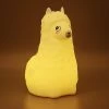 WOSAWE Lampe De Nuit En Silicone Pour Enfants Avec 9 Modes De Changement De Couleur Soft Glow, Portable, Rechargeable Et Télécommandé, Hibou (alpaga)