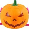 Unbranded Halloween Citrouille Lampe Lanterne Veilleuse Pvc Orange Lumière Suspendue Avec Poignée