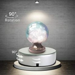 Unbranded 7 Support D’affichage Led Pour Cristaux Glass Art Figurine 7 Bijoux Colorés Support Rotatif 90 Support De Lampe Rotatif Tinker -Glass Vases Boutique de vente 434364713 max