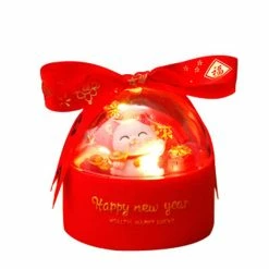 Unbranded Mignon Vache Chat Led Night Light Cartoon Nursery Chambre Lampe De Chevet Enfants Bébé Nouvel An Cadeau