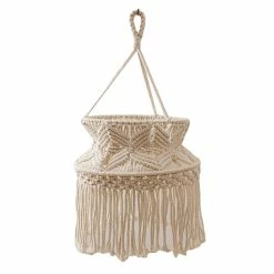 Unbranded Macrame Lampe Abat-jour Boho Suspendu Plafonnier Couverture Bureau Chambre Salon Nursery Dortoir Bohème Home Decor -Glass Vases Boutique de vente 436687138 max