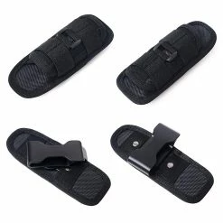 Unbranded Chasse Tactique 360 Degrés Rotatif Lampe De Poche Pochette Holster Torch Case Pour Ceinture Portable Torche Housse Porte-Poche -Glass Vases Boutique de vente 437793189 max