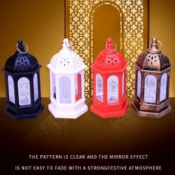Unbranded Eid Moubarak Led Wind Light 2022 Ramadan Décorations Pour La Maison Lanternes Lampe Ornement Ramadan Kareem Cadeaux -Glass Vases Boutique de vente 438948617 max