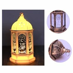 Unbranded Eid Moubarak Led Wind Light 2022 Ramadan Décorations Pour La Maison Lanternes Lampe Ornement Ramadan Kareem Cadeaux -Glass Vases Boutique de vente 438948675 max