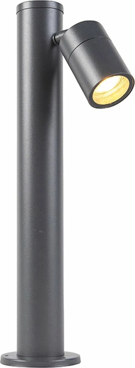 QAZQA Solo - Lampe D'extérieur Moderne Et Smart | Lampadaire Pour Extérieur Avec WiFi Up Down - 1 Lumière - H 45,5 Cm - Gris Foncé - Éclairage Extérieur 3 QAZQA Solo - Lampe D'extérieur Moderne Et Smart | Lampadaire Pour Extérieur Avec WiFi Up Down - 1 Lumière - H 45,5 Cm - Gris Foncé - Éclairage Extérieur – Image 3