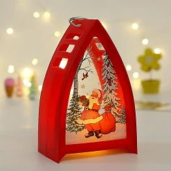 Baicccf Autre Décoration De Noël Mini Lanterne Décoratif Led Lumières Père Noël Bonhomme De Neige Elk Lampe Rétro Noël Lanternes Décoratives Avec Batterie -Glass Vases Boutique de vente 449757674 max