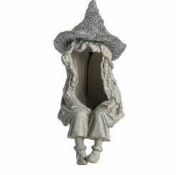 Unbranded Décorations D’Halloween Sorcière Ghoul Statue Lampe Solaire Jardin Sculpture Imperméable à L’eau