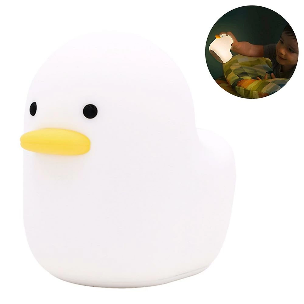 Giveuphesit Led Duck Night Light, Mignon Canard Silicone Pépinière Veilleuse Lampe De Table Rechargeable Lampe De Chevet Avec Capteur Tactile Pour Femmes Chambres à Coucher, Salon 2 Giveuphesit Led Duck Night Light, Mignon Canard Silicone Pépinière Veilleuse Lampe De Table Rechargeable Lampe De Chevet Avec Capteur Tactile Pour Femmes Chambres à Coucher, Salon – Image 2
