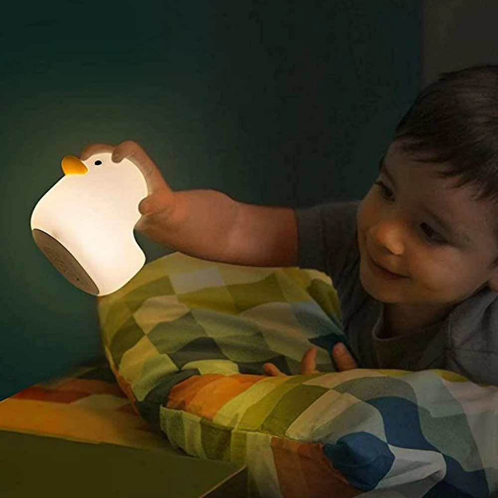 Giveuphesit Led Duck Night Light, Mignon Canard Silicone Pépinière Veilleuse Lampe De Table Rechargeable Lampe De Chevet Avec Capteur Tactile Pour Femmes Chambres à Coucher, Salon 3 Giveuphesit Led Duck Night Light, Mignon Canard Silicone Pépinière Veilleuse Lampe De Table Rechargeable Lampe De Chevet Avec Capteur Tactile Pour Femmes Chambres à Coucher, Salon – Image 3
