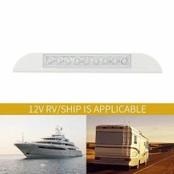 Unbranded 9 Led Auvent Lumière 12v 24v Étanche 256mm Extérieur Caravane Camping-car Strip Lampe -Glass Vases Boutique de vente 455830790 max