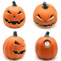 Unbranded 24cm Halloween Citrouille Led Lampe Créative Lanterne Décoration -Glass Vases Boutique de vente 459898747 max