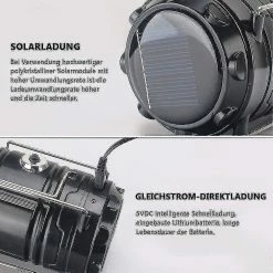 Unbranded Lanterne De Camping Solaire Extérieure Et Lampe De Poche USB, Adaptée Aux Urgences, Aux Tempêtes -Glass Vases Boutique de vente 461080684 max