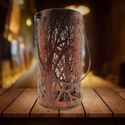 Gaoguang Led Solar Tree Lamp Outdoor Courtyard Decoration Hollow Iron Lampe Suspendue -Glass Vases Boutique de vente 462254035 max