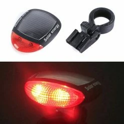 Unbrand Lampe D’avertissement De Vélo à énergie Solaire Night Riding Bike Accessories Led Warning Lamp