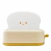 Unbranded Creative Toast Night Light Usb Rechargeable Timing Led Cute Sleep Lampe