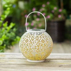 Hcankcan Grande Lanterne Solaire Suspendue Pour Le Jardin, Lumières Extérieures, Métal, Imperméable à L’eau, Lampe De Table Led, Décorative -Glass Vases Boutique de vente 471275092 max