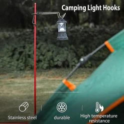 Unbranded 2pcs Outdoor Camping Lantern Hook Hangers, Lampe Hanger Stand -Glass Vases Boutique de vente 473992288 max