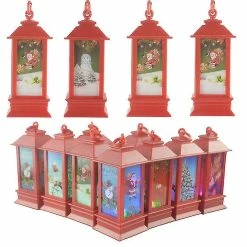 Szzm Noël Led Coloré Night Light Petit Vent Lampe Maison Table Décorations -Glass Vases Boutique de vente 483292634 max