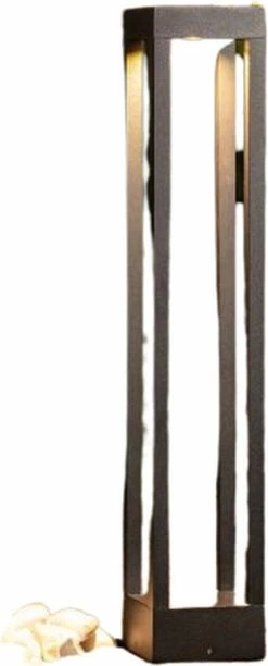 Bussandri Lampe D'extérieur Bussandri - Lampe Sur Pied - LED -10,8x10,8x60cm - Zwart -Glass Vases Boutique de vente 484x1200