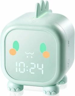 Camping Cookware & Dinnerware Réveil Pour Enfants, Heilwiy Day / Night Light Couleurs Lampe De Table, Heilwiy Night Light Et Cadeau De Musique
