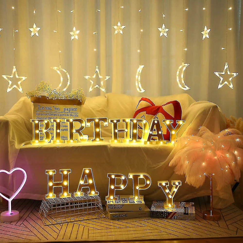 Unbranded Lettre Lumières Alphabet Lampe Led Décoration Pour Salle De Fête Noël Szcc 3 Unbranded Lettre Lumières Alphabet Lampe Led Décoration Pour Salle De Fête Noël Szcc – Image 3