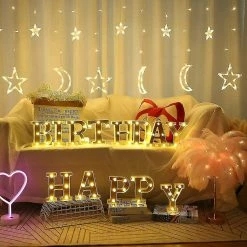 Unbranded Lettre Lumières Alphabet Lampe Led Décoration Pour Salle De Fête Noël Szcc -Glass Vases Boutique de vente 487425041 max