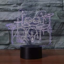 Unbranded Veilleuse 3d Led Rack Drum Set Modélisation Veilleuse 7 Couleurs Lampe De Bureau Maison Décoration Instruments De Musique Chevet Sommeil Éclairage Cadeau3d7l-86 6 Unbranded Veilleuse 3d Led Rack Drum Set Modélisation Veilleuse 7 Couleurs Lampe De Bureau Maison Décoration Instruments De Musique Chevet Sommeil Éclairage Cadeau3d7l-86 -Glass Vases Boutique de vente 490018725 max