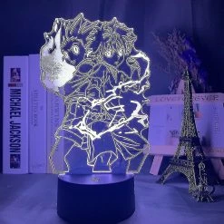 Unbranded Hunter X Hunter 3d Illusion Night Light Lampe Smart Touch, Cadeau Idéal Pour La Décoration Intérieure Des Enfants 3d9l-111