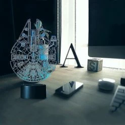 Unbranded Ensemble De 3 Veilleuses - Lampe De Nuit 3d Avec Trois Motifs Télécommande 16 Couleurs LED Dimmables, Cadeaux De Noël, Décoration De Chambre Compatible Avec -Glass Vases Boutique de vente 490021068 max