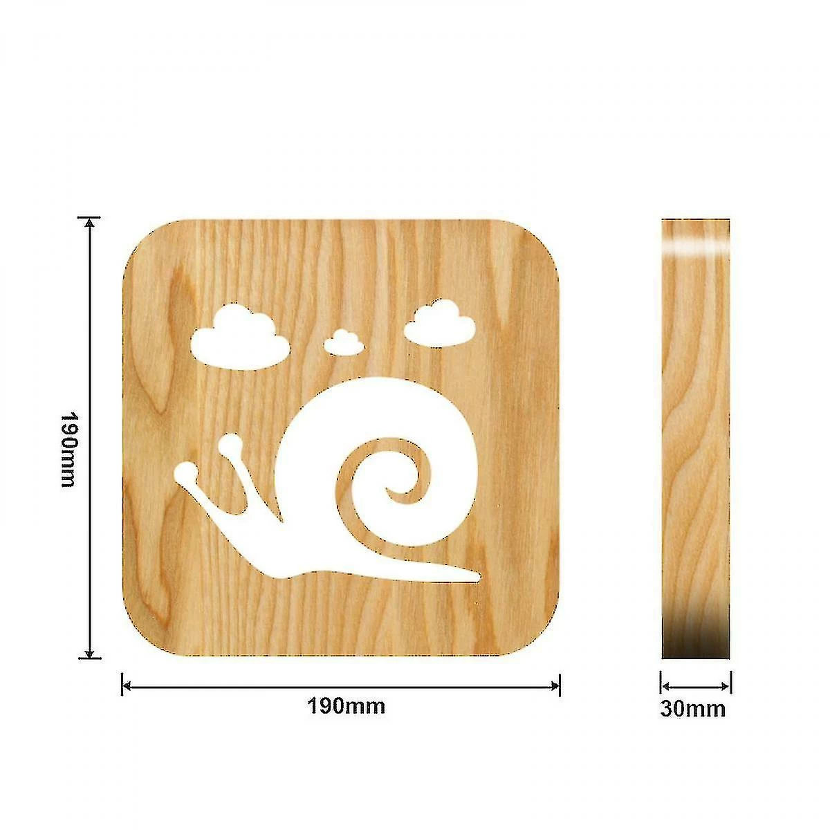 Unbranded Escargots Veilleuse Pour Enfants En Bois 3D Lampe Créative Lumières En Bois Simples Lumières Décoratives 3D Bois Sculpture Motif Led Veilleuse Pour Bureau 3 Unbranded Escargots Veilleuse Pour Enfants En Bois 3D Lampe Créative Lumières En Bois Simples Lumières Décoratives 3D Bois Sculpture Motif Led Veilleuse Pour Bureau – Image 3
