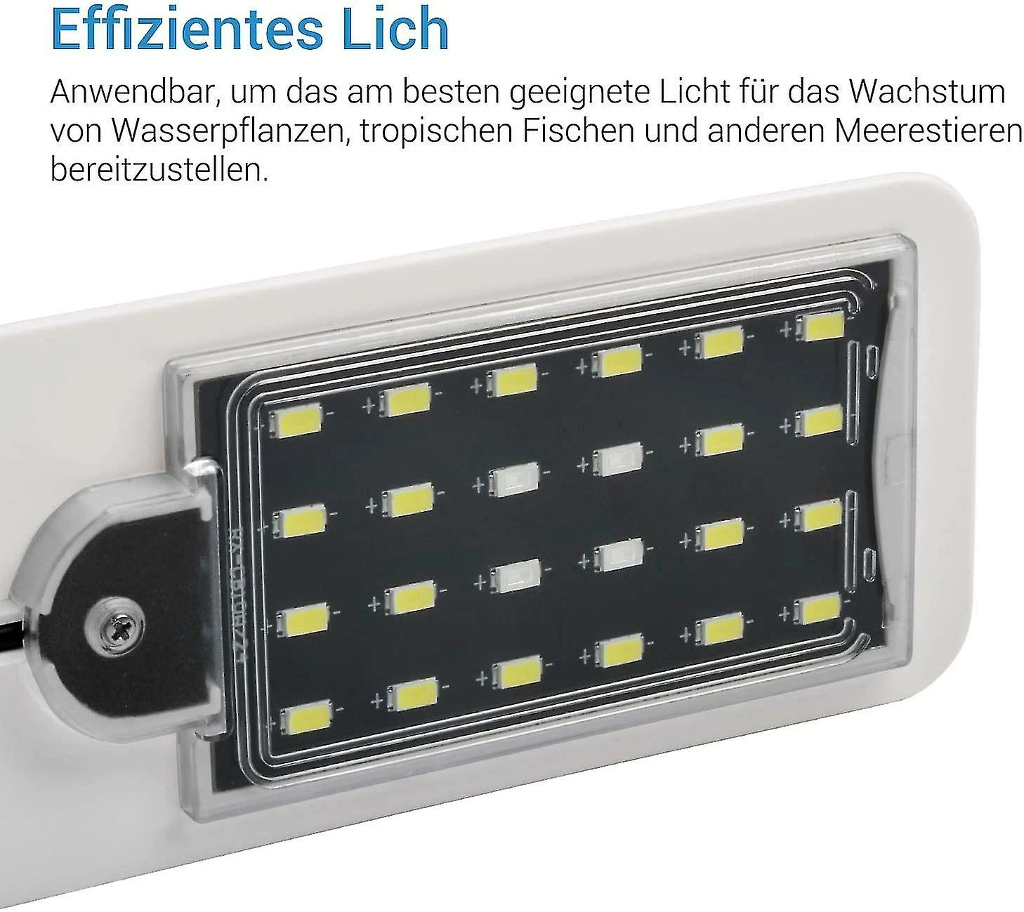 Unbranded Clip De Lampe D’éclairage D’aquarium à Led, Lampe D’aquarium Ultra-mince Avec Lumière Blanche Et Bleue, Lumière D’aquarium à 24 Led 4 Unbranded Clip De Lampe D’éclairage D’aquarium à Led, Lampe D’aquarium Ultra-mince Avec Lumière Blanche Et Bleue, Lumière D’aquarium à 24 Led – Image 4