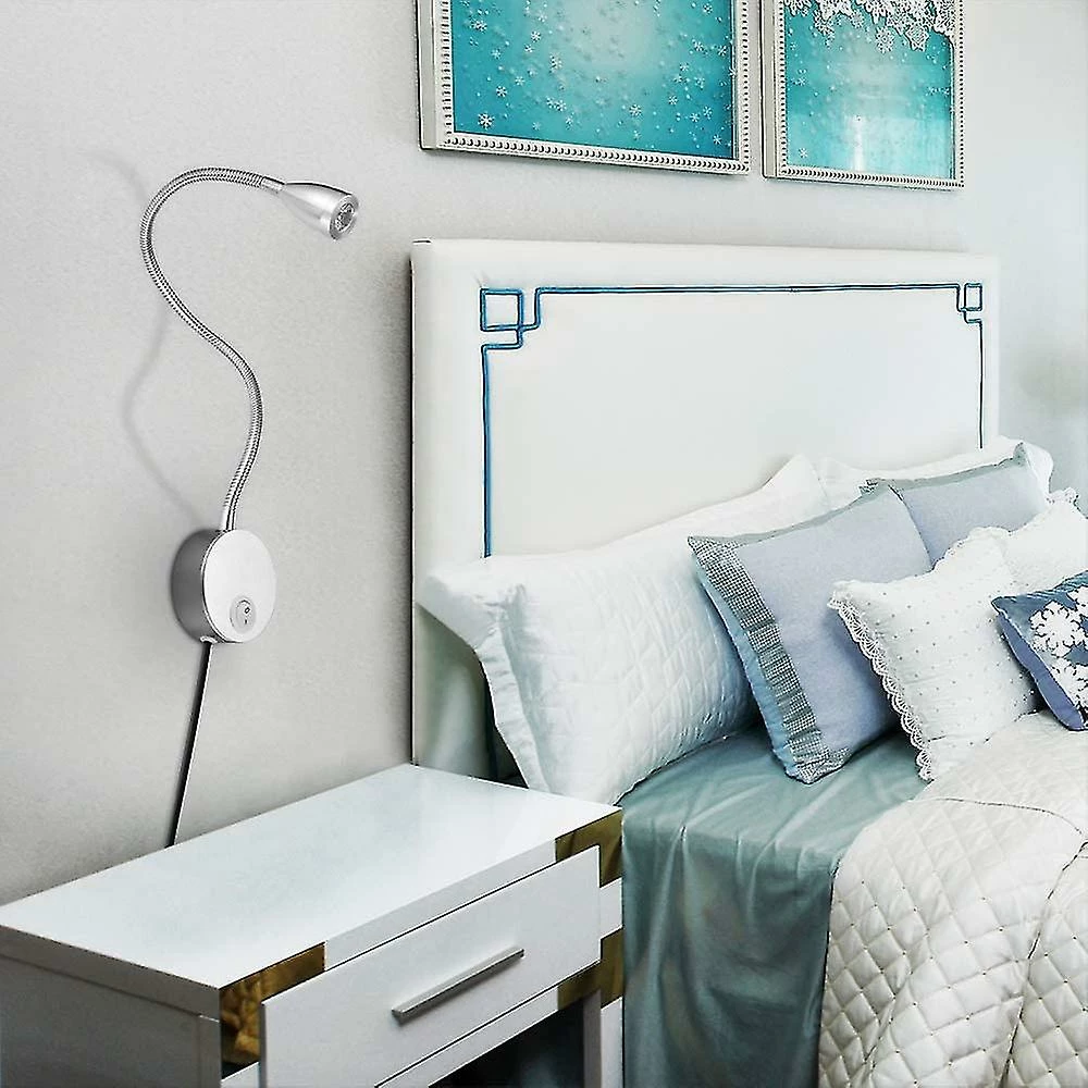 Unbranded Lampe De Lecture Montage Mural Led Lampe De Lit Touch Switch Dimmable Gooseneck Lampe Lit Lampe De Lecture 3w Lumineux Éclairage De Nuit Lampe De Lecture Avec Interrupteur Pour B 3 Unbranded Lampe De Lecture Montage Mural Led Lampe De Lit Touch Switch Dimmable Gooseneck Lampe Lit Lampe De Lecture 3w Lumineux Éclairage De Nuit Lampe De Lecture Avec Interrupteur Pour B – Image 3