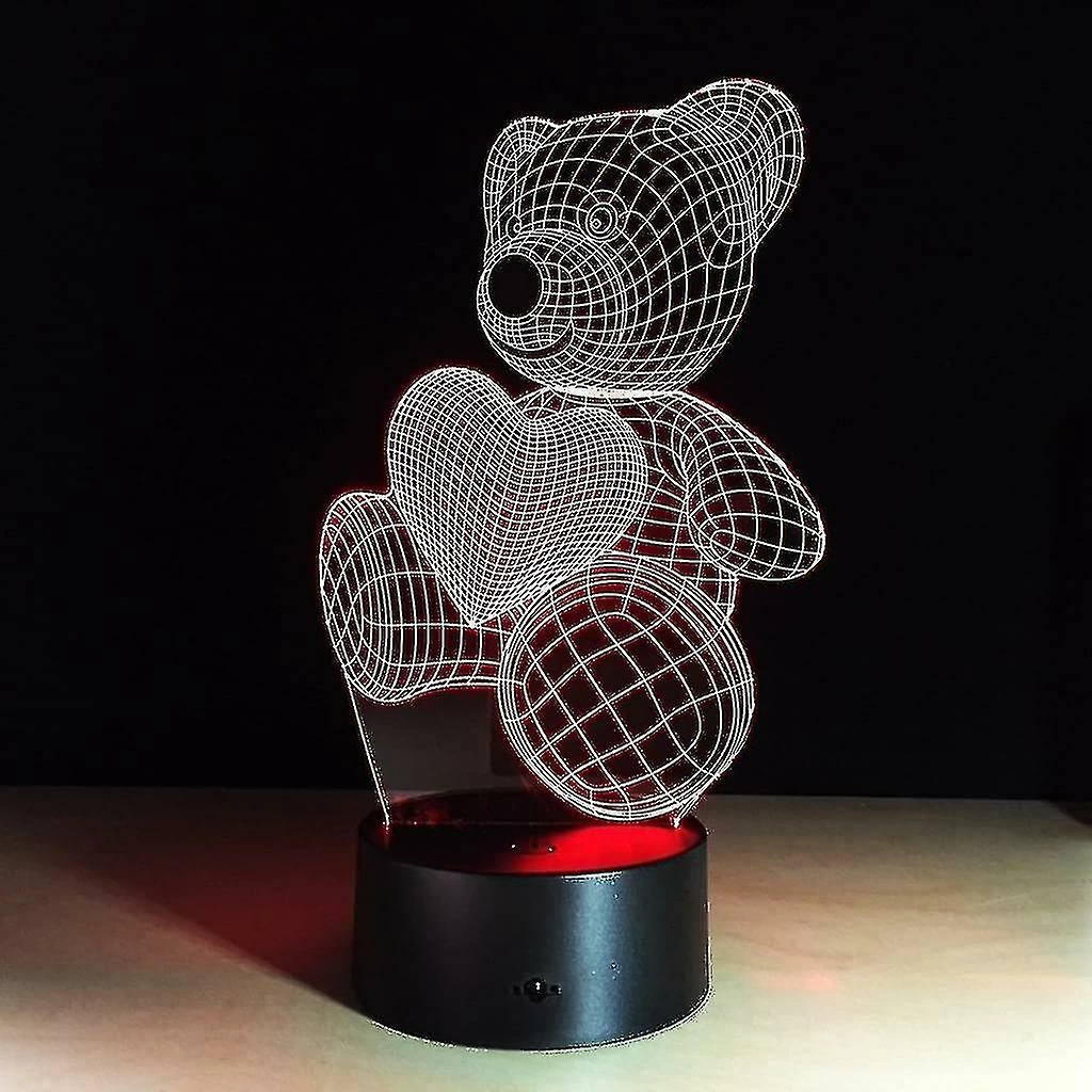 Unbranded 3d Optical Illusion Lampe Led 7 Couleurs Touch Switch Changement De VeilleUse Pour Chambre Décoration De Maison Mariage Anniversaire Noël 1 Unbranded 3d Optical Illusion Lampe Led 7 Couleurs Touch Switch Changement De VeilleUse Pour Chambre Décoration De Maison Mariage Anniversaire Noël