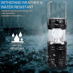 Unbranded Lanternes De Camping à Lanterne Led D’extérieur Portable, Lampe De Tente D’urgence Résistante à L’eau Pour La Randonnée, La Randonnée, La Pêche