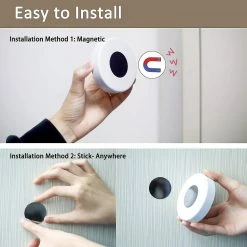 Unbranded Lumière De Nuit Led, Lampe De Détecteur De Mouvement Intérieur Magnétique Avec Tampons Adhésifs Gratuits, Stick Anywhere, Capteur Sans Fil Rechargeable USB | | Blanc Chaud Paquet De -Glass Vases Boutique de vente 490023973 max