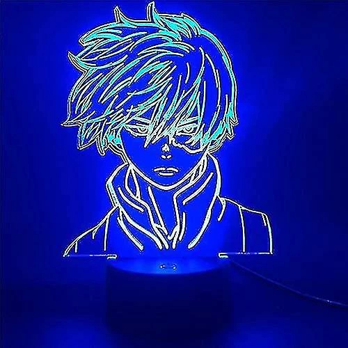Unbranded Anime Lampe Night Light Illusion Light My Hero Academia Shoto Todoroki 3d Pour Enfant Chambre Led Enfant Cadeau De Noël Chevet Coloré Anniversaire Lampara 1 Unbranded Anime Lampe Night Light Illusion Light My Hero Academia Shoto Todoroki 3d Pour Enfant Chambre Led Enfant Cadeau De Noël Chevet Coloré Anniversaire Lampara