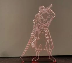 Unbranded Nouvelle 3d Night Light Anime Handmade Usb Black Touch Télécommande 16 Couleurs Créative Petite Lampe De Table 27 Noir Télécommande 16 Couleurs