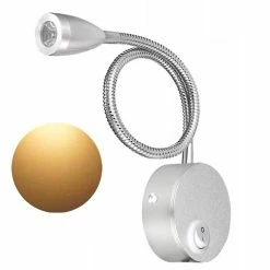 Unbranded Lampes De Lecture De Chevet, Lampe De Lecture De Lit à Led Minimaliste Réglable, Lampe De Chevet à Interrupteur Tactile Dimmable Pour Le Bureau De Salon De La Chambre, Reading Li