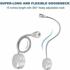 Unbranded Lampes De Lecture De Chevet, Lampe De Lecture De Lit à Led Minimaliste Réglable, Lampe De Chevet à Interrupteur Tactile Dimmable Pour Le Bureau De Salon De La Chambre, Reading Li -Glass Vases Boutique de vente 490025643 max