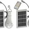 Unbranded Lampe Solaire Led, 9w énergie Solaire Ampoules Super Lumineuses Avec Télécommande-solaire Camping / Lumière D’urgence Pour La Randonnée En Camping, 2pcs