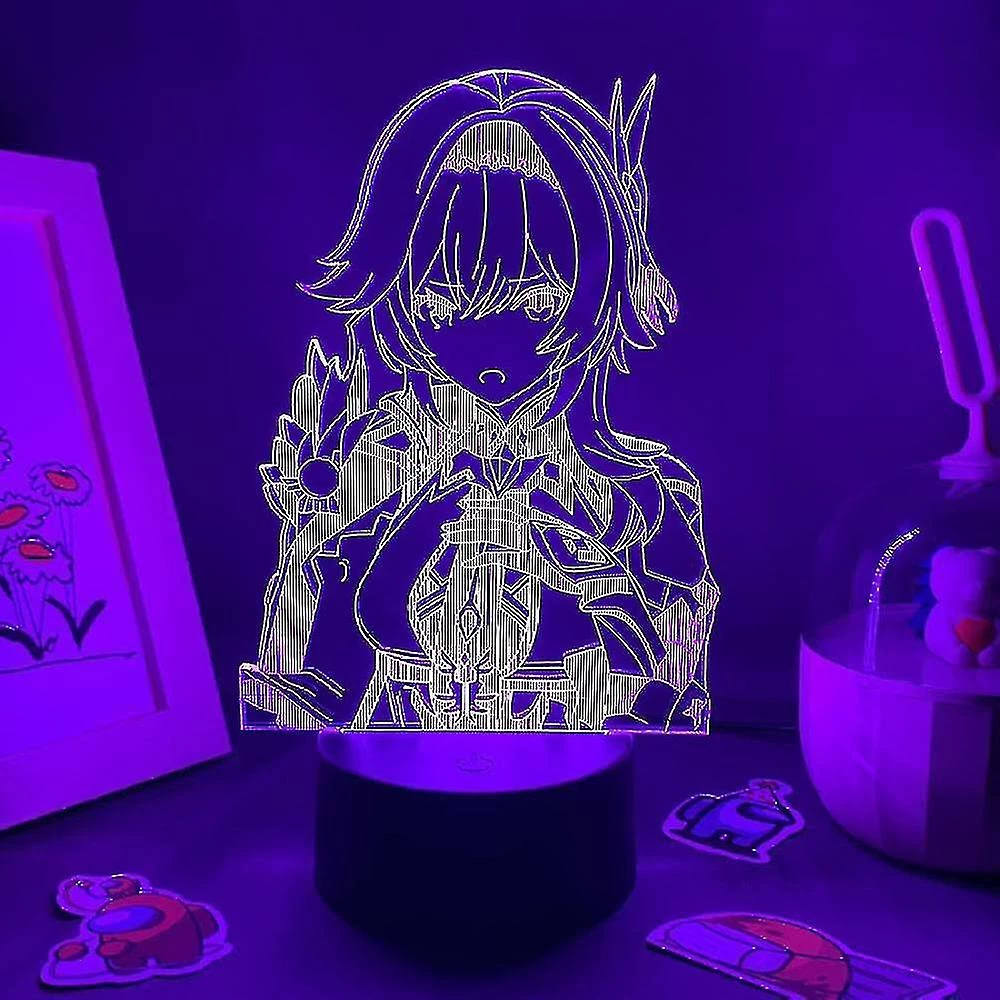 Unbranded 3d Illusion Lampe Jouets Lumière De Nuit Genshin Impact Jeu Figure Eula 3d Lumière De Nuit Led Lampe Cadeau D’Anniversaire Pour Ami Salle De Jeu Table Colorée Dec 4 Unbranded 3d Illusion Lampe Jouets Lumière De Nuit Genshin Impact Jeu Figure Eula 3d Lumière De Nuit Led Lampe Cadeau D’Anniversaire Pour Ami Salle De Jeu Table Colorée Dec – Image 4